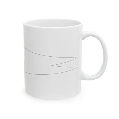 Lithuanian Navy Division Commanders pennant (Lithuania) White Coffee Mug - Go Mug Yourself
