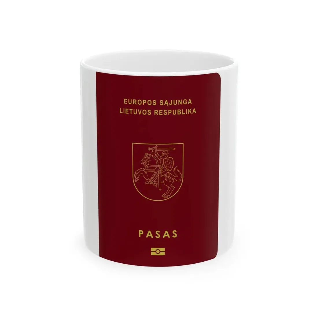 Lithuanian Passport - White Coffee Mug 11oz - Go Mug Yourself