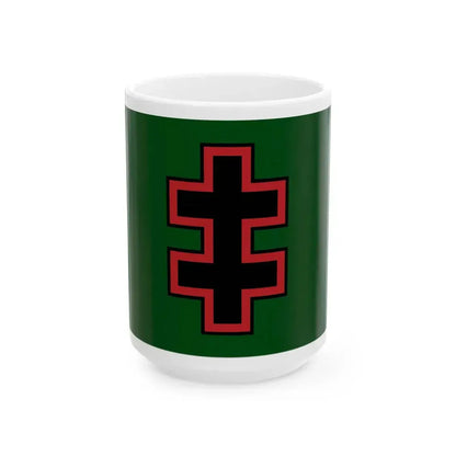 Lithuanian Special Operation Force Flag (Lithuania) White Coffee Mug 15oz - Go Mug Yourself