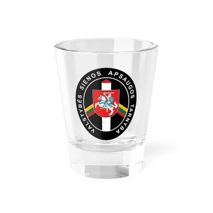 Lithuanian State Border Guard Service emblem (Belarus) (Coat of Arms) Shot Glass 1.5oz 1.5oz - Go Mug Yourself