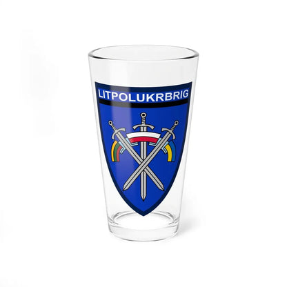 LITPOLUKRBRIG 2 (Ukraine) Pint Glass 16oz 16oz - Go Mug Yourself