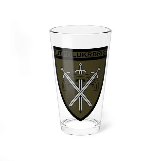 LITPOLUKRBRIG 3 (Ukraine) Pint Glass 16oz-16oz-Go Mug Yourself