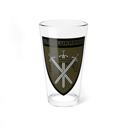 LITPOLUKRBRIG 3 (Ukraine) Pint Glass 16oz 16oz - Go Mug Yourself