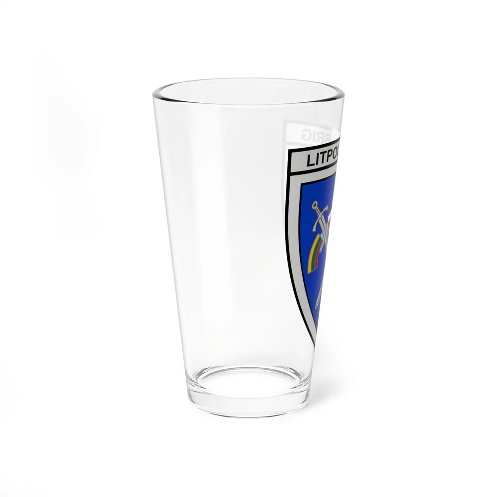 LITPOLUKRBRIG (Ukraine) Pint Glass 16oz-Go Mug Yourself