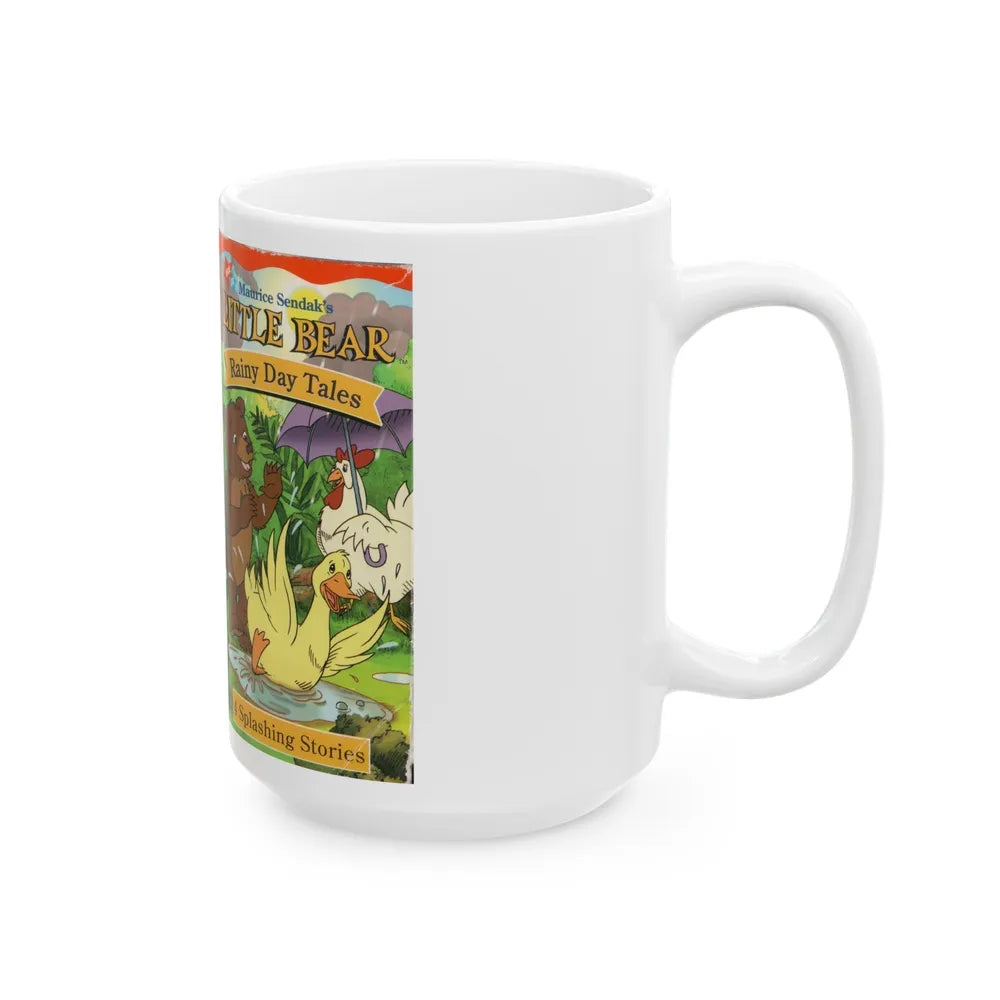 LITTLE BEAR RAINY DAY TALES (VHS COVER) - White Coffee Mug-Go Mug Yourself