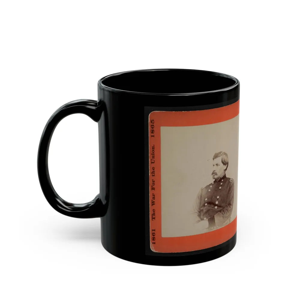 Little Mac 001 (U.S. Civil War) Black Coffee Mug-Go Mug Yourself