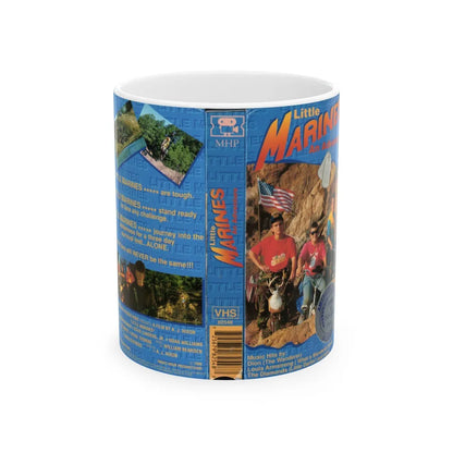 LITTLE MARINES AN ADVENTURE (VHS COVER) - White Coffee Mug-11oz-Go Mug Yourself