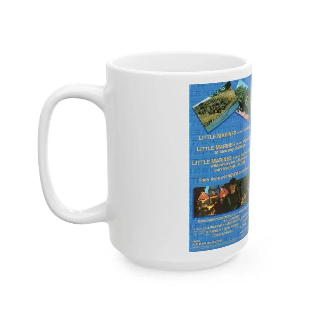LITTLE MARINES AN ADVENTURE (VHS COVER) - White Coffee Mug - Go Mug Yourself