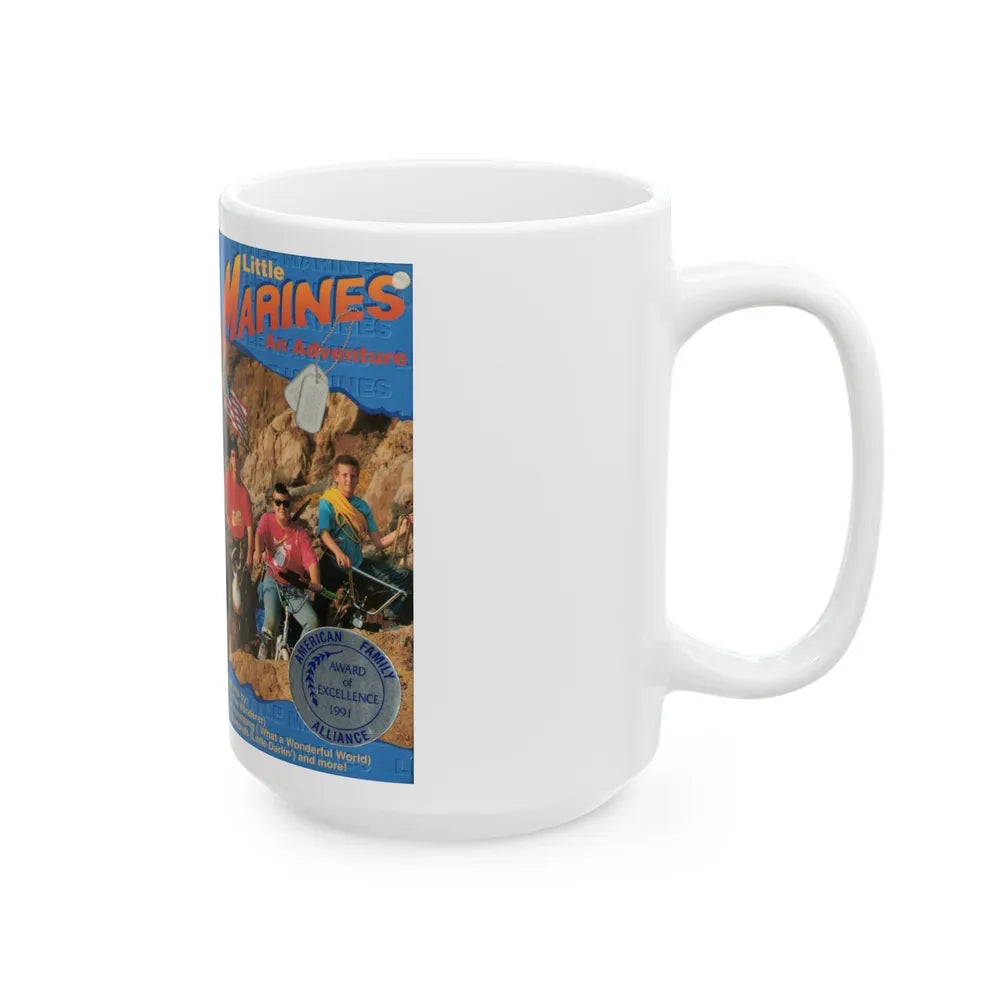 LITTLE MARINES AN ADVENTURE (VHS COVER) - White Coffee Mug-Go Mug Yourself