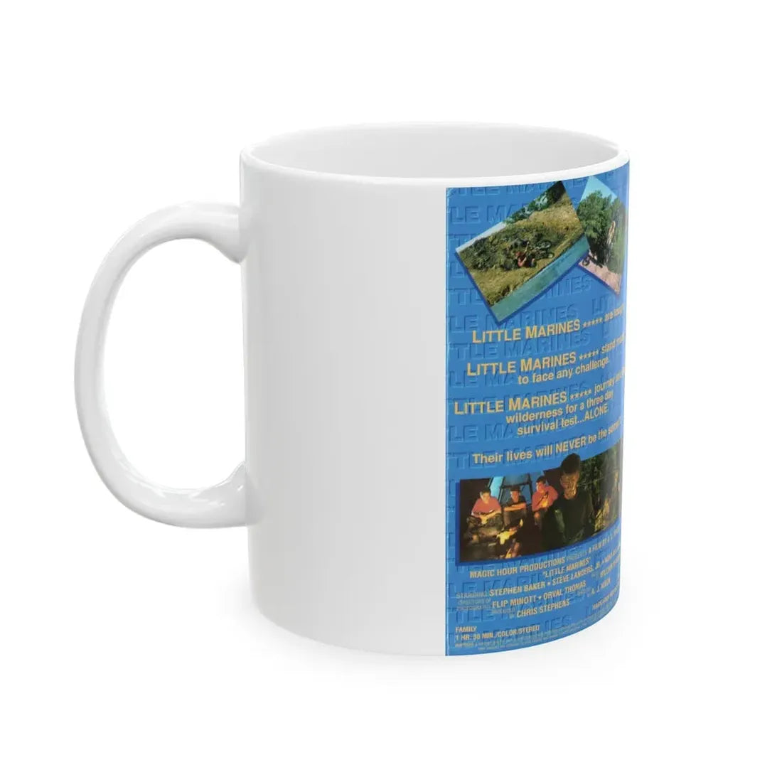LITTLE MARINES AN ADVENTURE (VHS COVER) - White Coffee Mug - Go Mug Yourself