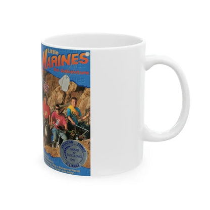 LITTLE MARINES AN ADVENTURE (VHS COVER) - White Coffee Mug - Go Mug Yourself