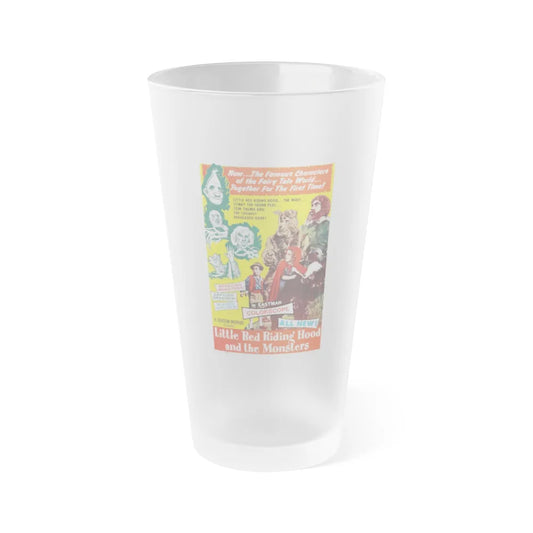 LITTLE RED RIDING HOOD AND THE MONSTERS 1962 Movie Poster - Frosted Pint Glass 16oz-16oz-Frosted-Go Mug Yourself