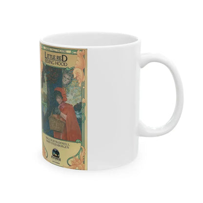 LITTLE RED RIDING HOOD FAERIE TALE THEATRE MALCOLM MCDOWELL MARY STEENBURGEN (VHS COVER) - White Coffee Mug - Go Mug Yourself