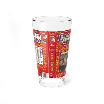 LITTLE RED RIDING HOOD (VHS COVER) Pint Glass 16oz 16oz - Go Mug Yourself