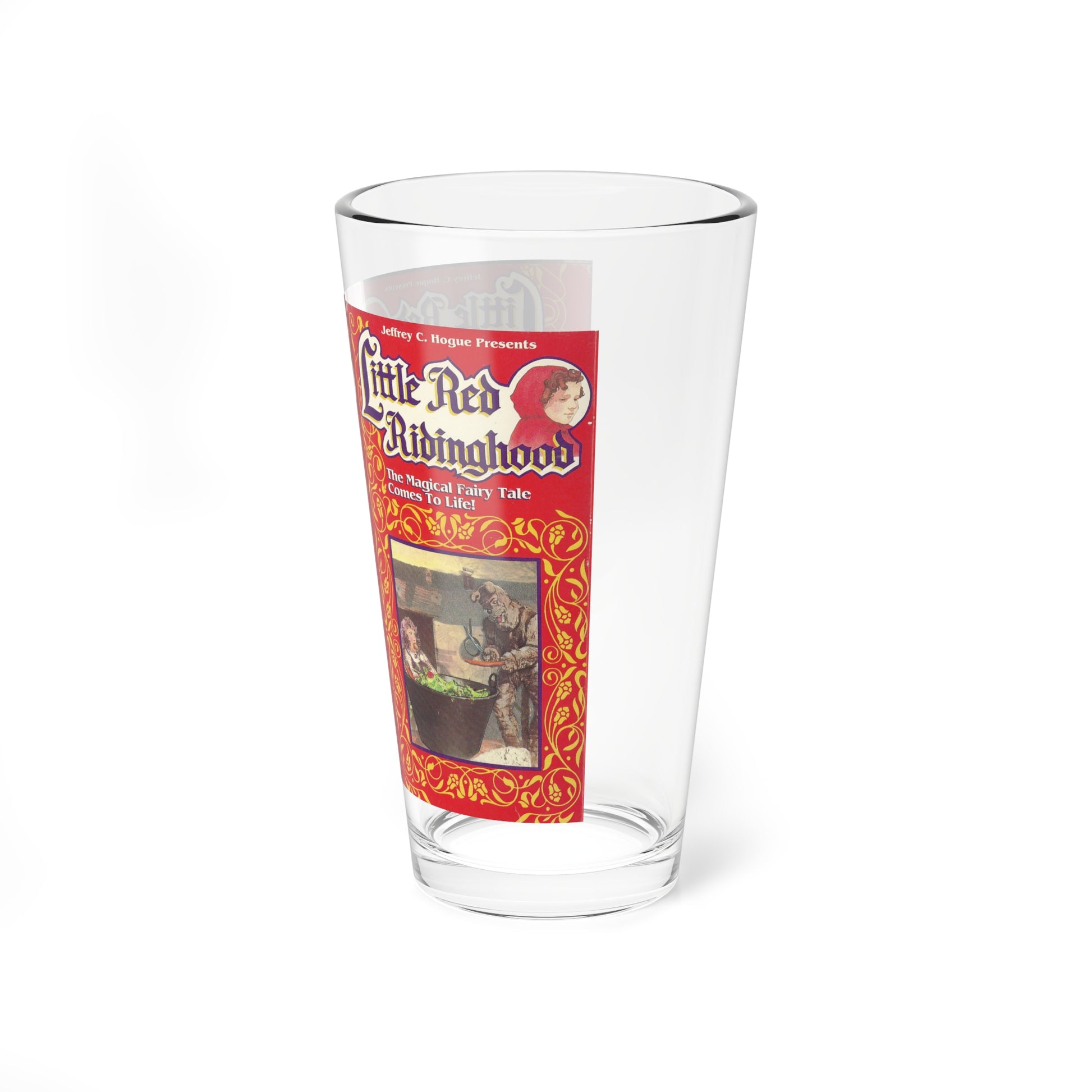 LITTLE RED RIDING HOOD (VHS COVER) Pint Glass 16oz-Go Mug Yourself