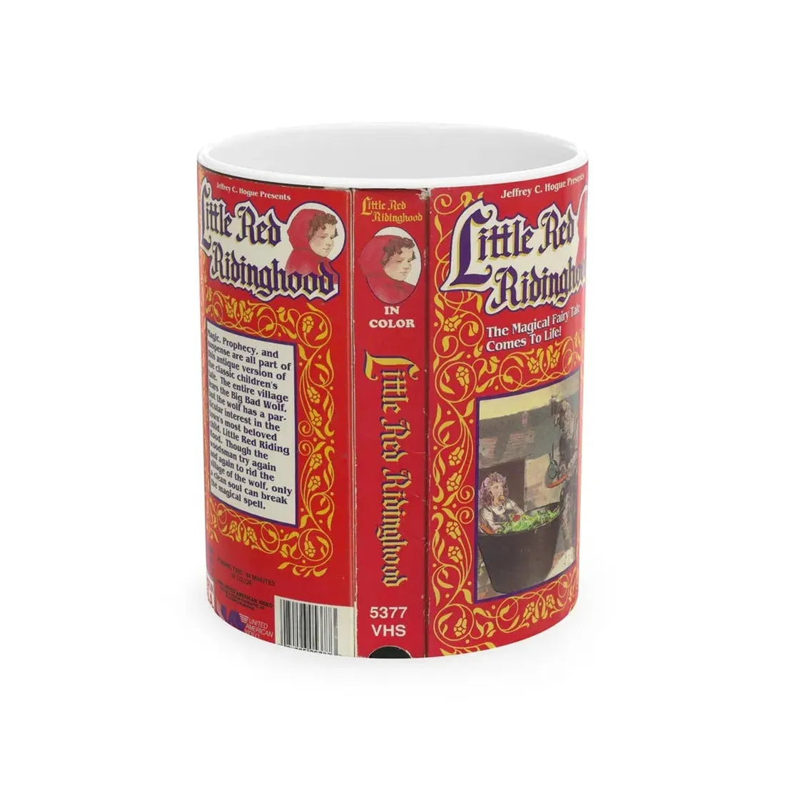 LITTLE RED RIDING HOOD (VHS COVER) - White Coffee Mug 11oz - Go Mug Yourself