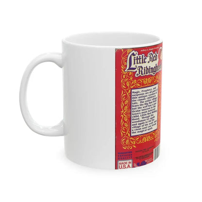 LITTLE RED RIDING HOOD (VHS COVER) - White Coffee Mug - Go Mug Yourself
