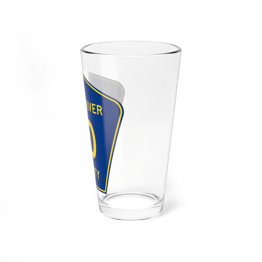 Little River County Route 10 AR (Arkansas) (Road Sign) Pint Glass 16oz - Go Mug Yourself