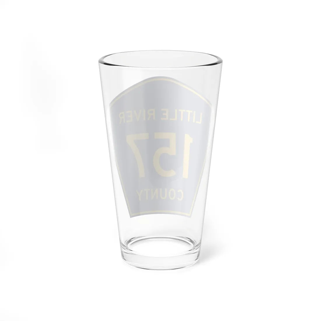 Little River County Route 157 AR (Arkansas) (Road Sign) Pint Glass 16oz - Go Mug Yourself