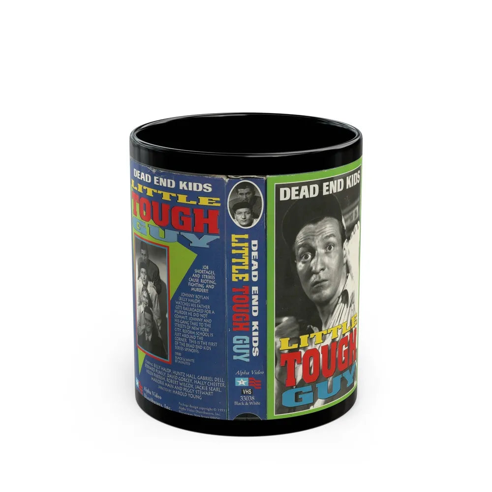 LITTLE TOUGH GUY (VHS COVER) - Black Coffee Mug-11oz-Go Mug Yourself