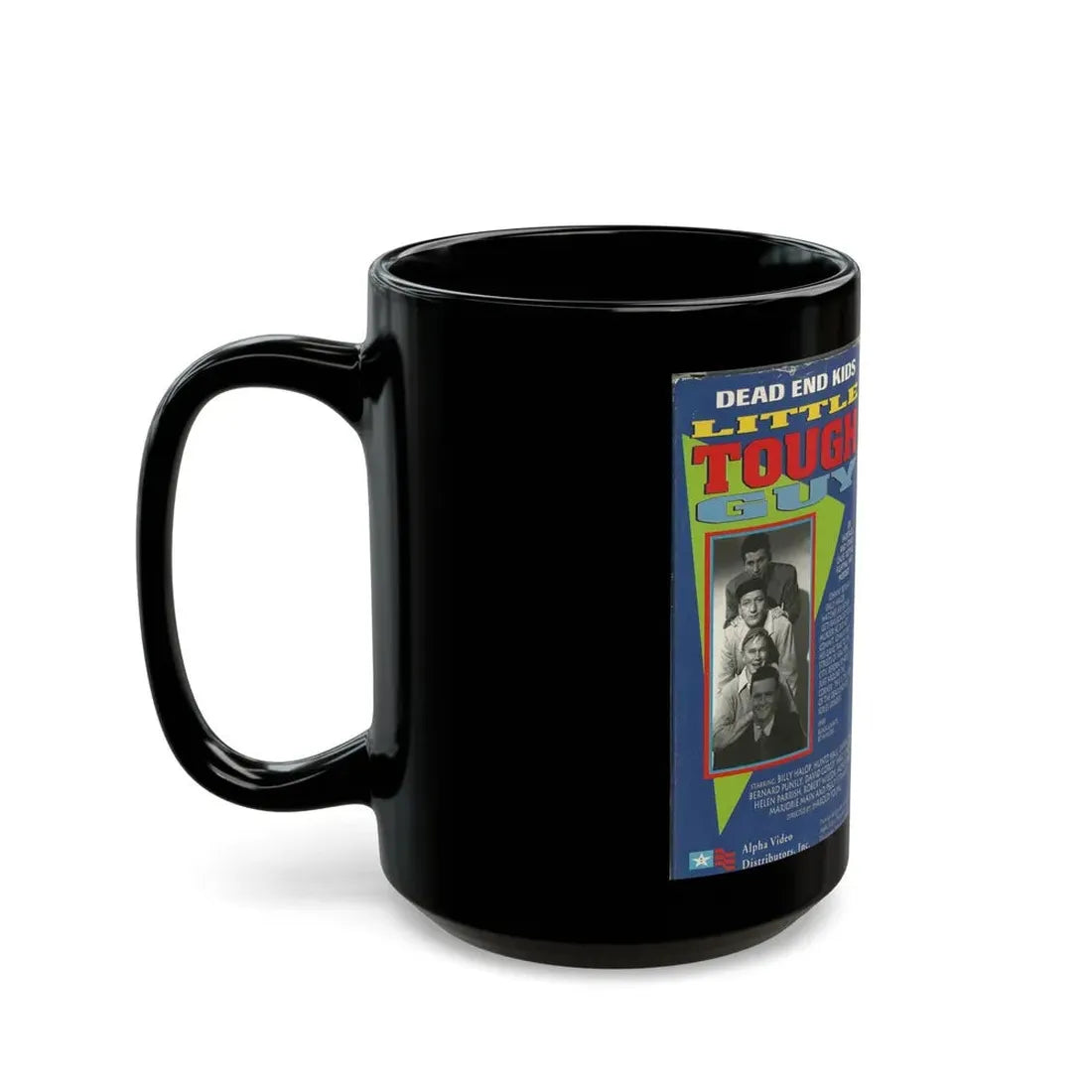 LITTLE TOUGH GUY (VHS COVER) - Black Coffee Mug - Go Mug Yourself