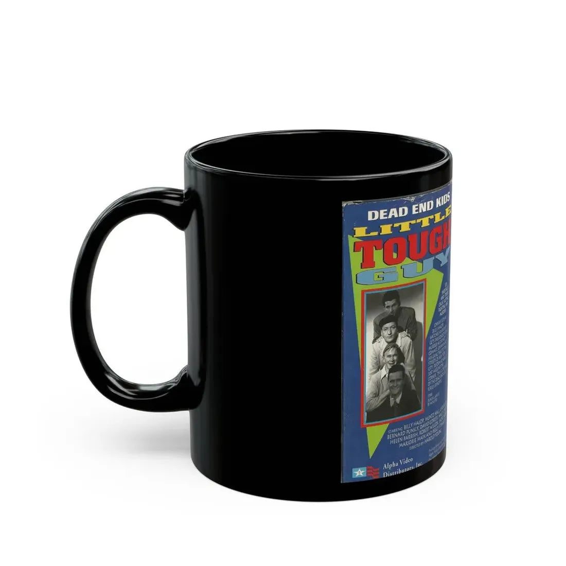 LITTLE TOUGH GUY (VHS COVER) - Black Coffee Mug - Go Mug Yourself