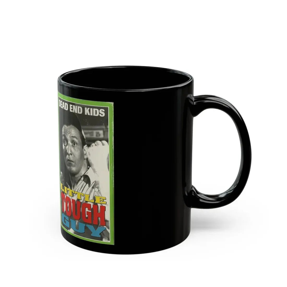 LITTLE TOUGH GUY (VHS COVER) - Black Coffee Mug - Go Mug Yourself
