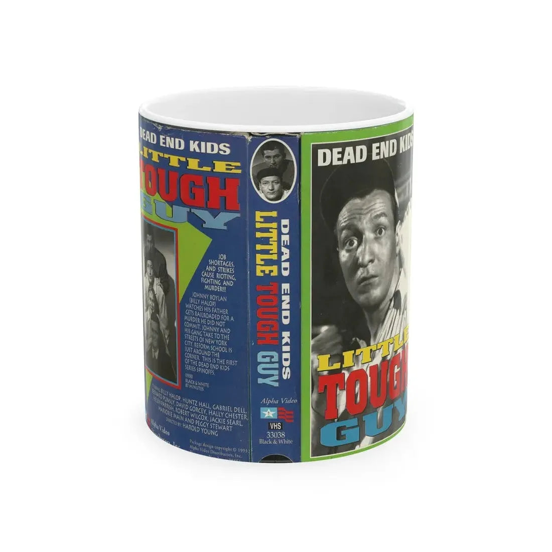 LITTLE TOUGH GUY (VHS COVER) - White Coffee Mug 11oz - Go Mug Yourself
