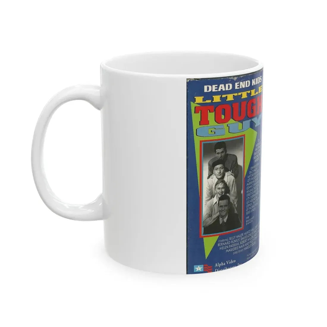 LITTLE TOUGH GUY (VHS COVER) - White Coffee Mug - Go Mug Yourself