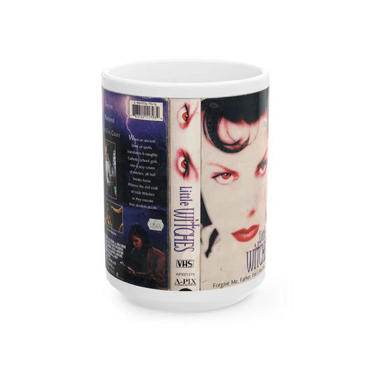 LITTLE WITCHES (VHS COVER) - White Coffee Mug-15oz-Go Mug Yourself