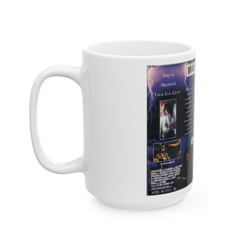 LITTLE WITCHES (VHS COVER) - White Coffee Mug-Go Mug Yourself