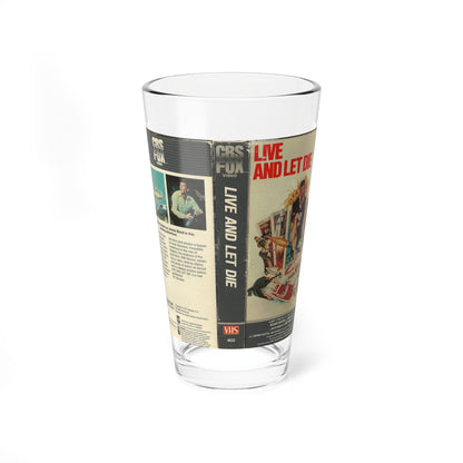 LIVE AND LET DIE (VHS COVER) Pint Glass 16oz-16oz-Go Mug Yourself