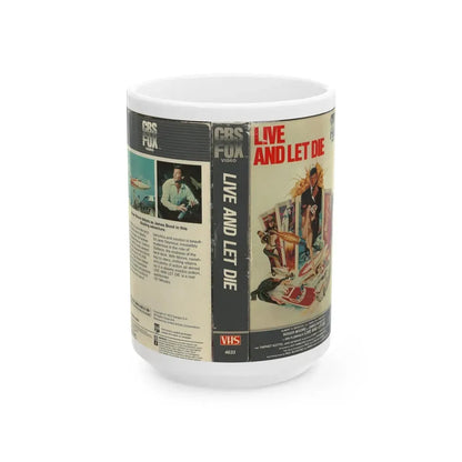 LIVE AND LET DIE (VHS COVER) - White Coffee Mug 15oz - Go Mug Yourself