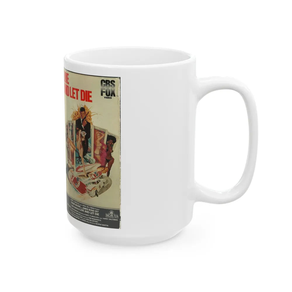 LIVE AND LET DIE (VHS COVER) - White Coffee Mug-Go Mug Yourself