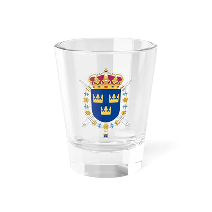 Livgardesgruppen vapen (Sweden) (Coat of Arms) Shot Glass 1.5oz 1.5oz - Go Mug Yourself
