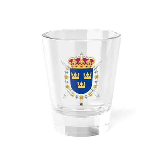Livgardesgruppen vapen (Sweden) (Coat of Arms) Shot Glass 1.5oz 1.5oz - Go Mug Yourself