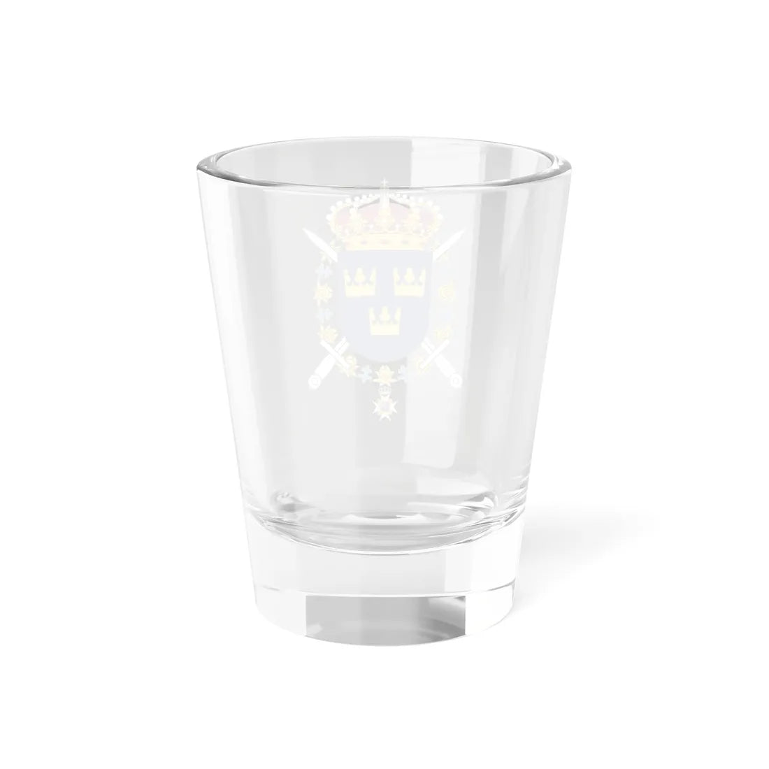 Livgardesgruppen vapen (Sweden) (Coat of Arms) Shot Glass 1.5oz - Go Mug Yourself