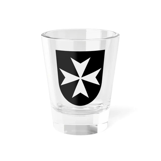 Livgardet 11. militärpolisbataljonens stab vapen (Sweden) (Coat of Arms) Shot Glass 1.5oz 1.5oz - Go Mug Yourself