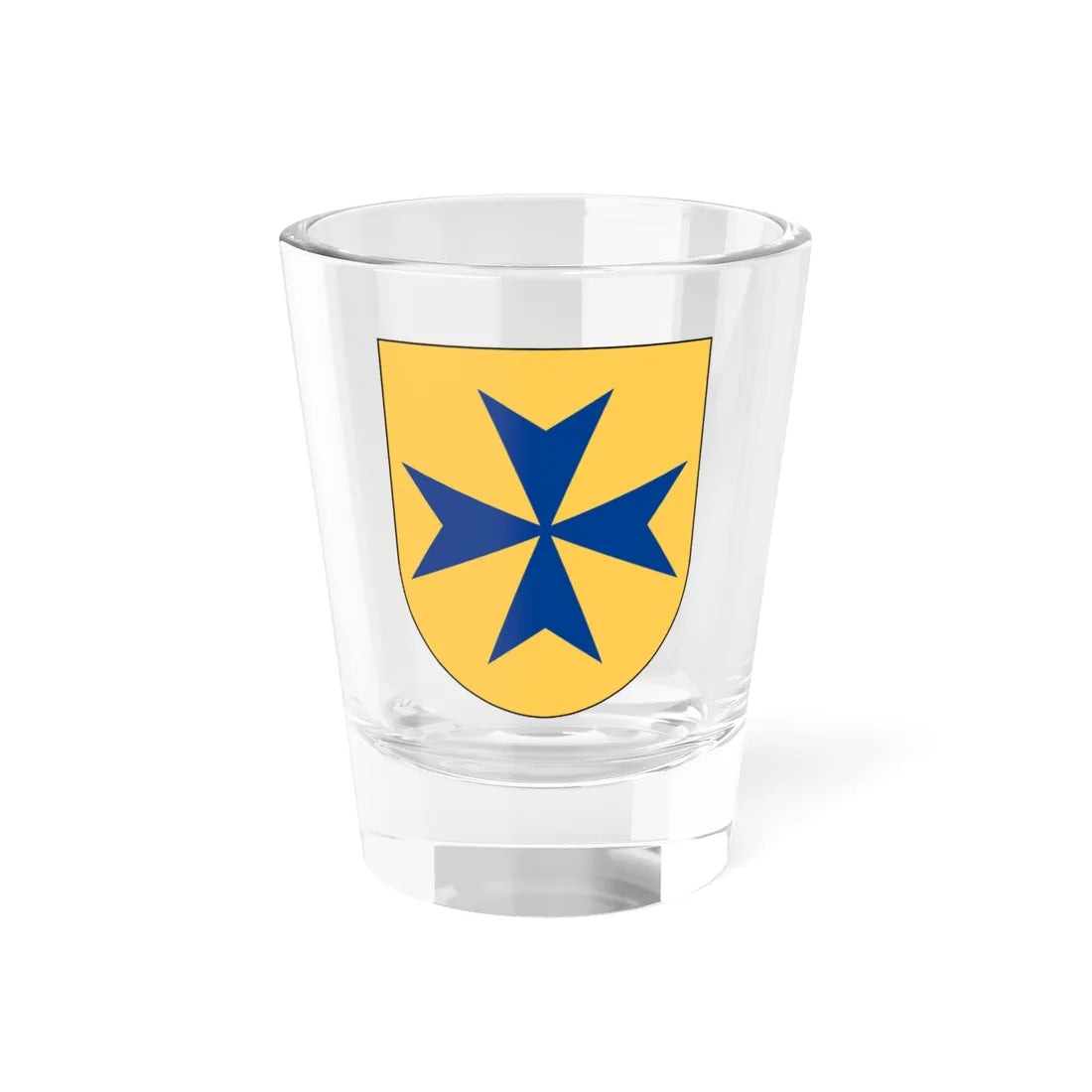 Livgardet 115. militärpoliskompaniet vapen (Sweden) (Coat of Arms) Shot Glass 1.5oz 1.5oz - Go Mug Yourself