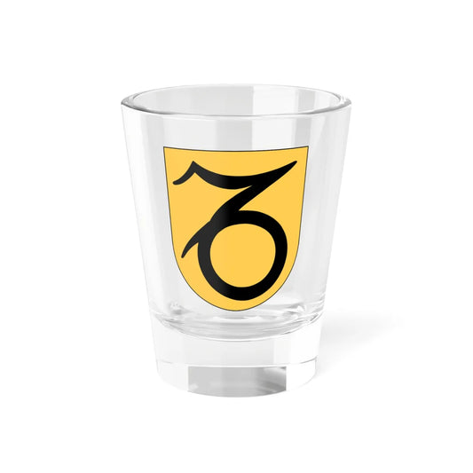 Livgardet 121. kompaniet vapen (Sweden) (Coat of Arms) Shot Glass 1.5oz 1.5oz - Go Mug Yourself
