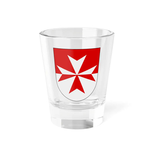 Livgardet 13. säkerhetsbataljonens stab vapen (Sweden) (Coat of Arms) Shot Glass 1.5oz 1.5oz - Go Mug Yourself