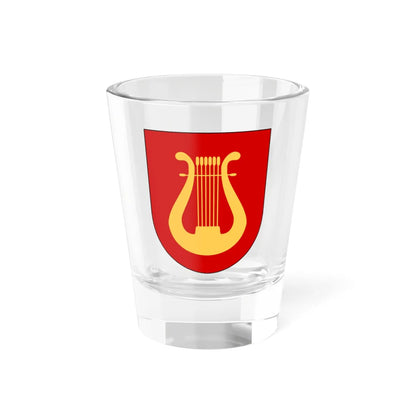 Livgardet Arméns musikkår vapen (Sweden) (Coat of Arms) Shot Glass 1.5oz 1.5oz - Go Mug Yourself