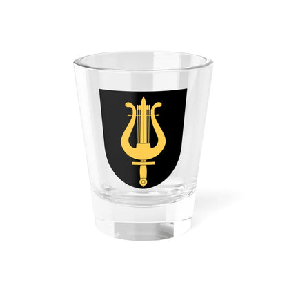 Livgardet Försvarsmusikens stab vapen (Sweden) (Coat of Arms) Shot Glass 1.5oz 1.5oz - Go Mug Yourself