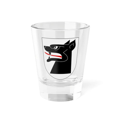 Livgardet Hundtjänstenheten vapen (Sweden) (Coat of Arms) Shot Glass 1.5oz 1.5oz - Go Mug Yourself