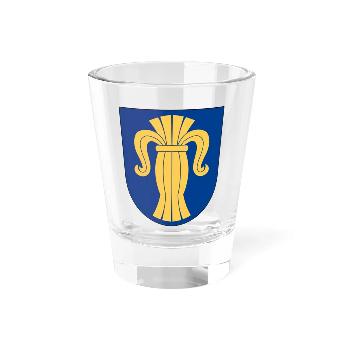 Livgardet Regementsstaben vapen (Sweden) (Coat of Arms) Shot Glass 1.5oz 1.5oz - Go Mug Yourself