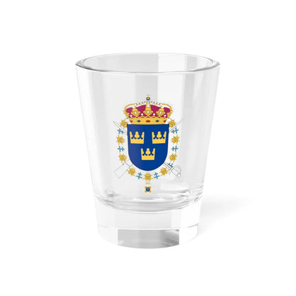 Livgardet vapen (Sweden) (Coat of Arms) Shot Glass 1.5oz 1.5oz - Go Mug Yourself