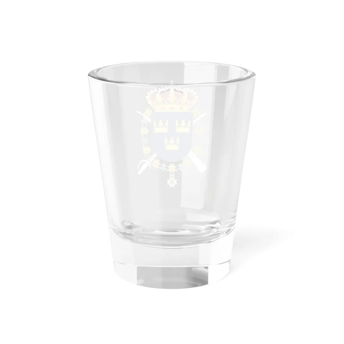 Livgardet vapen (Sweden) (Coat of Arms) Shot Glass 1.5oz - Go Mug Yourself