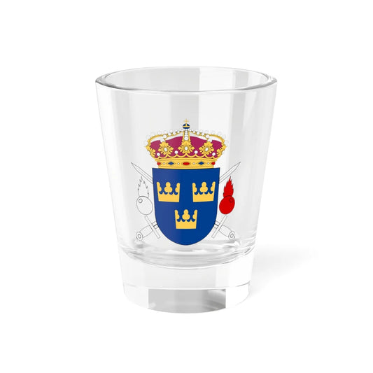 Livgrenadjärregementet vapen post 1994 (Sweden) (Coat of Arms) Shot Glass 1.5oz 1.5oz - Go Mug Yourself