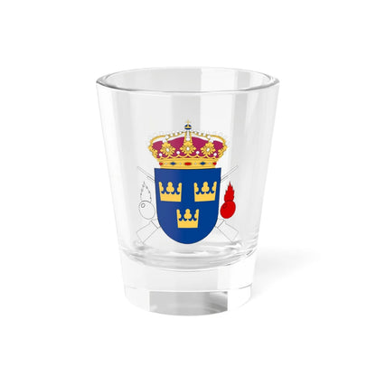 Livgrenadjärregementet vapen (Sweden) (Coat of Arms) Shot Glass 1.5oz 1.5oz - Go Mug Yourself