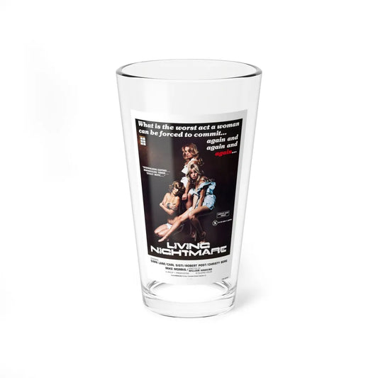 LIVING NIGHTMARE (NAZI LOVE CAMP) 1977 Movie Poster - Pint Glass 16oz-16oz-Go Mug Yourself